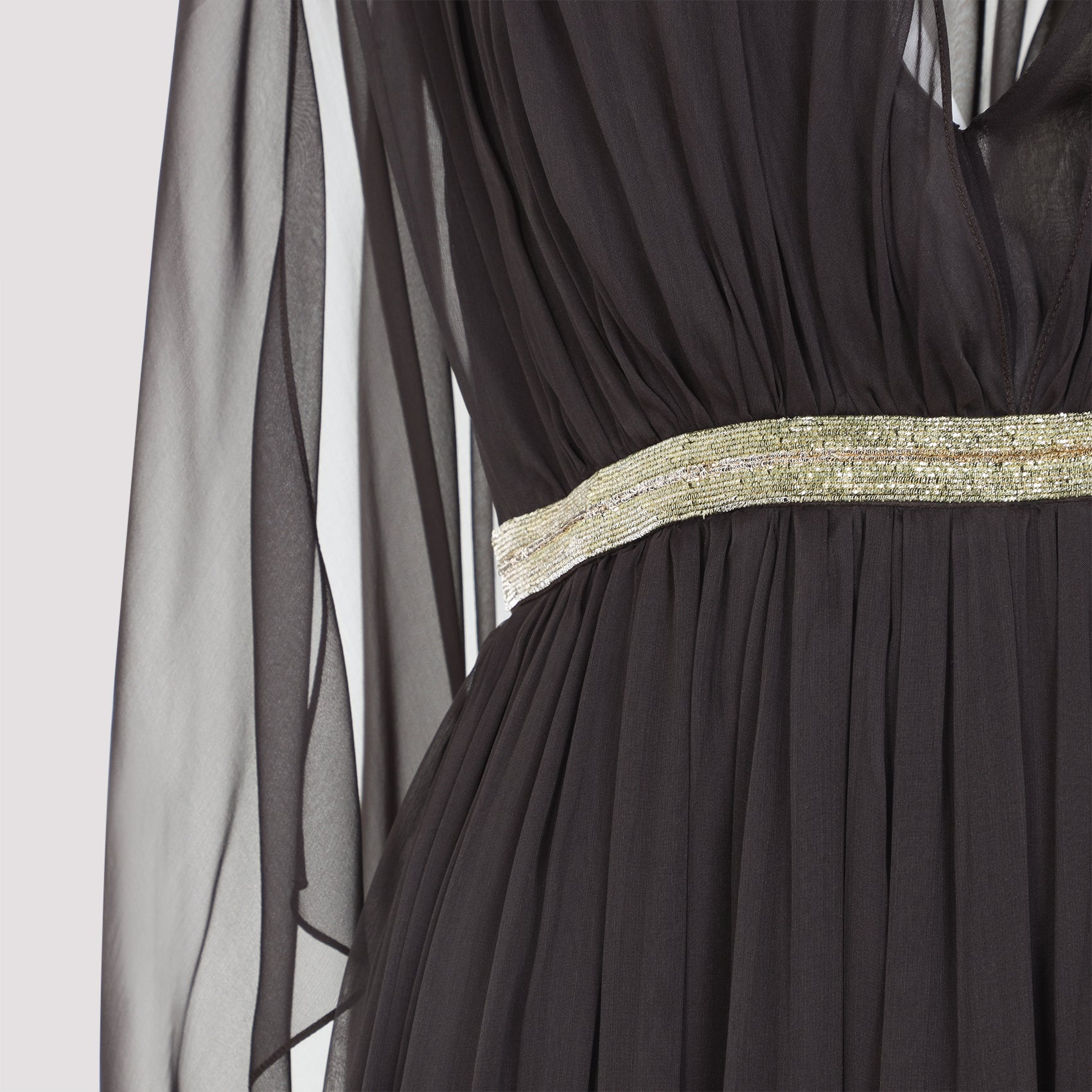 Alberta Ferretti Chiffon Long Dress - WOMEN CLOTHING - Alberta Ferretti - T.Luxy