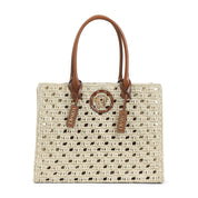 Versace Rafia Large Tote Bag - WOMEN BAGS - Versace - T.Luxy