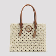 Versace Rafia Large Tote Bag - WOMEN BAGS - Versace - T.Luxy