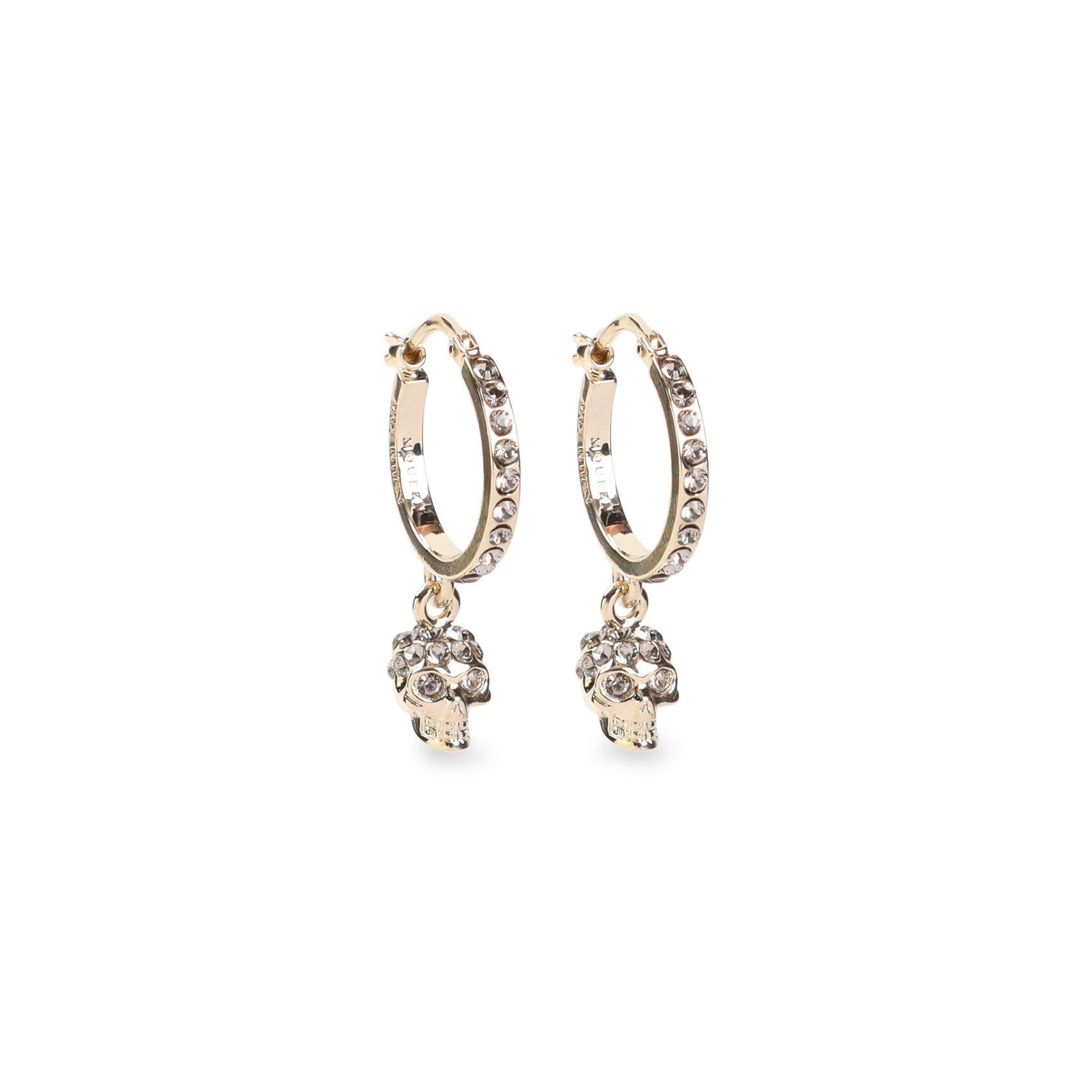 Alexander Mcqueen Skull Hoop Earrings - WOMEN ACCESSORIES - Alexander Mcqueen - T.Luxy