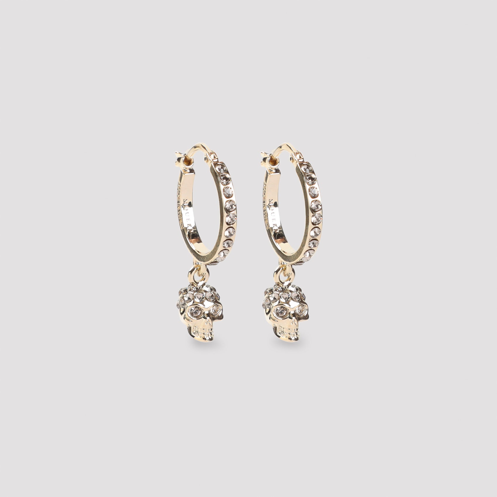 Alexander Mcqueen Skull Hoop Earrings - WOMEN ACCESSORIES - Alexander Mcqueen - T.Luxy