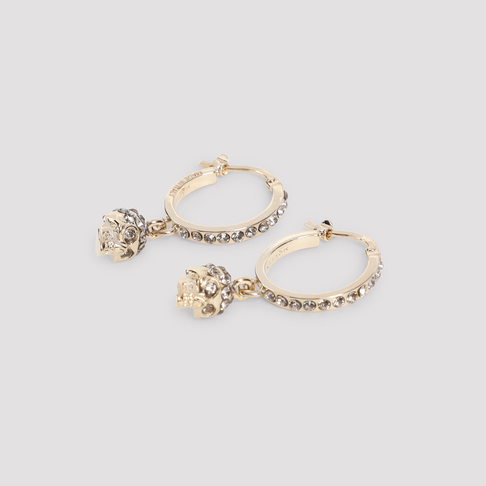Alexander Mcqueen Skull Hoop Earrings - WOMEN ACCESSORIES - Alexander Mcqueen - T.Luxy