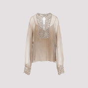 Ermanno Scervino Blouse - Brown | f15448024785b6ecb4fdf278c1f2acbb46084717