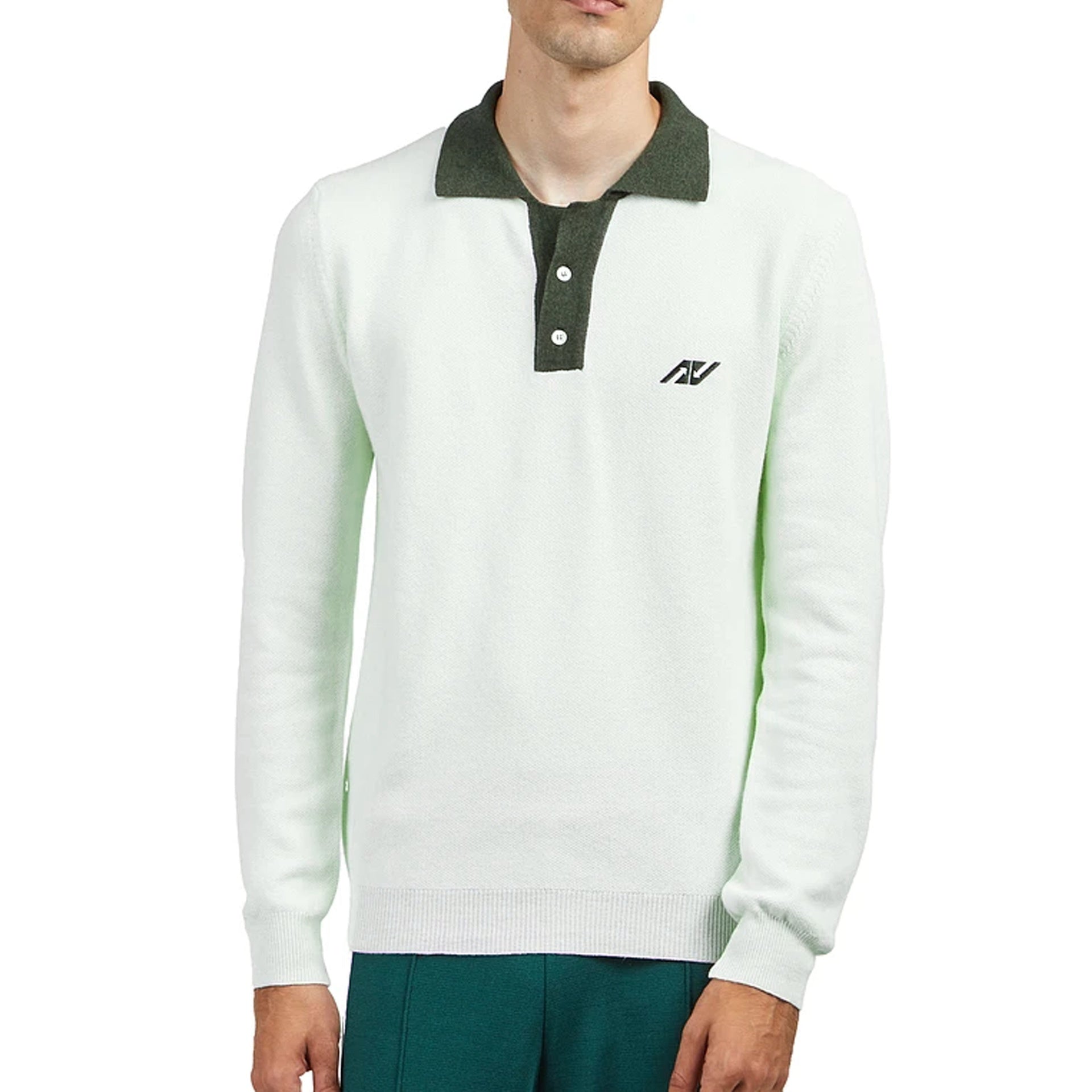 Autry Sporty Long Sleeve Polo - MEN CLOTHING - AUTRY - T.Luxy