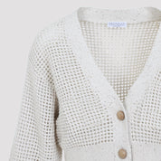 Brunello Cucinelli Cotton Cardigan - WOMEN CLOTHING - Brunello Cucinelli - T.Luxy
