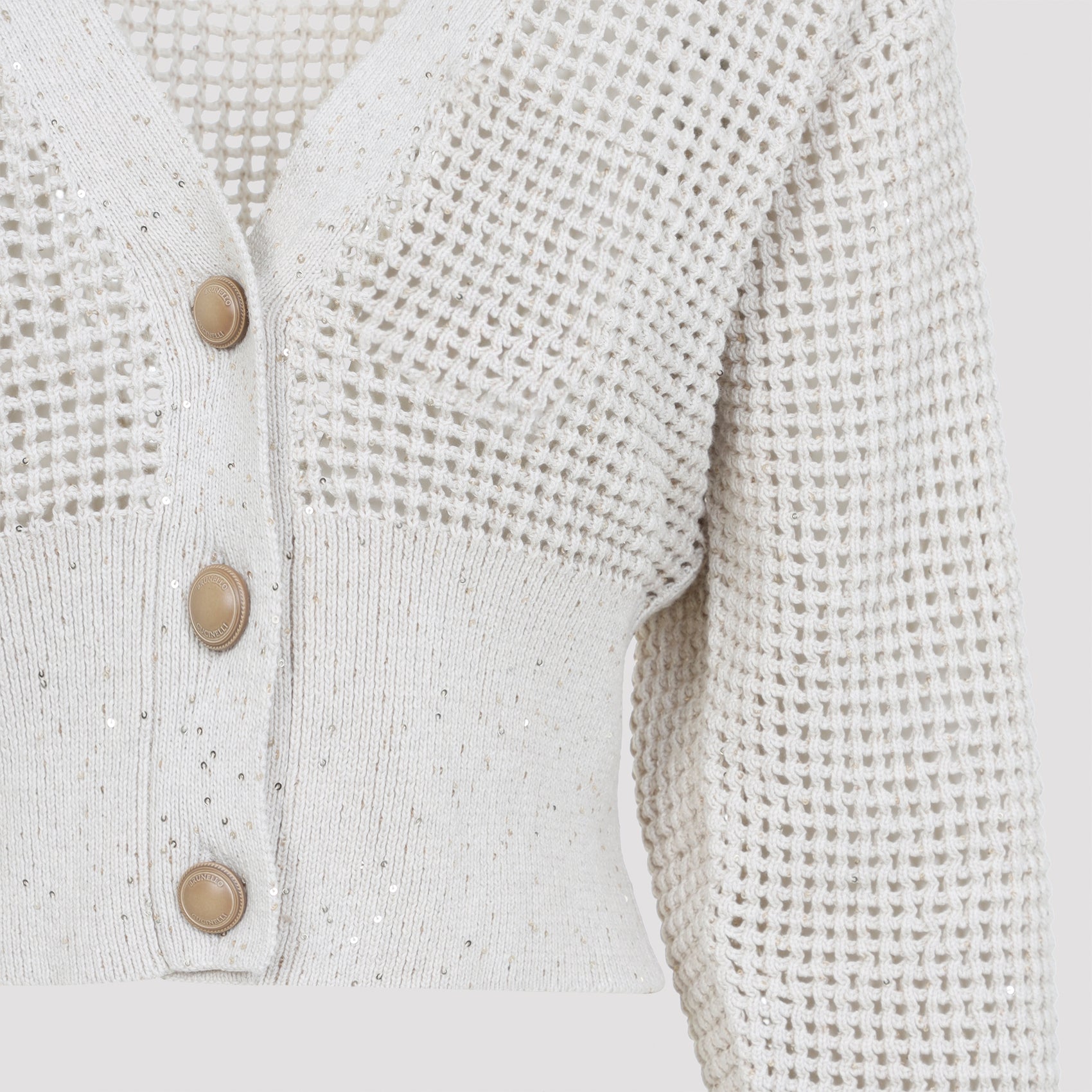 Brunello Cucinelli Cotton Cardigan - WOMEN CLOTHING - Brunello Cucinelli - T.Luxy