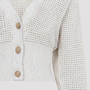 Brunello Cucinelli Cotton Cardigan - WOMEN CLOTHING - Brunello Cucinelli - T.Luxy