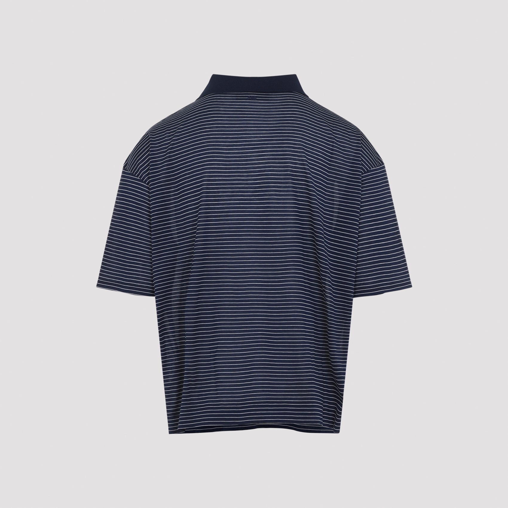 Ami Striped Boxy Fit Polo - MEN CLOTHING - Ami Paris - T.Luxy