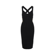 Elisabetta Franchi Midi dresses - Black | 5227f192a6c0d789fa45c991d1c8fe4636e3e80b