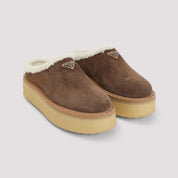 Prada Mules - Brown | 55be761f15d12db303f76238e0ef1e2a837208b7