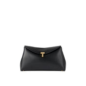Toteme T-Lock leather clutch Bag