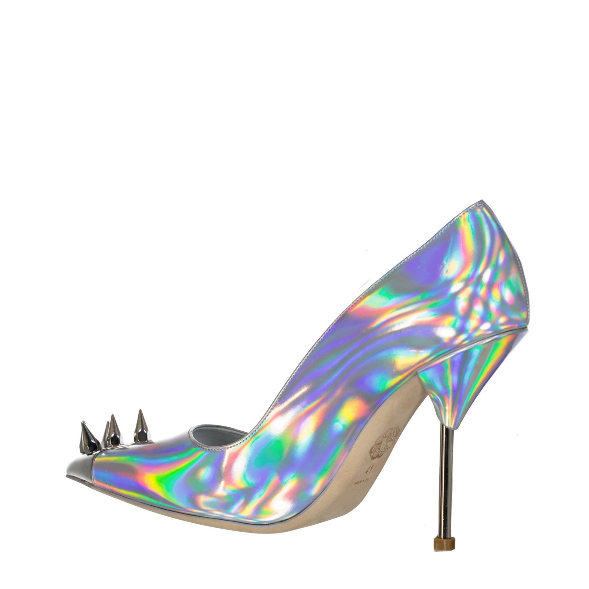 Alexander Mcqueen Punkstud Leather Pumps - WOMEN SHOES - ALEXANDER MCQUEEN - T.Luxy