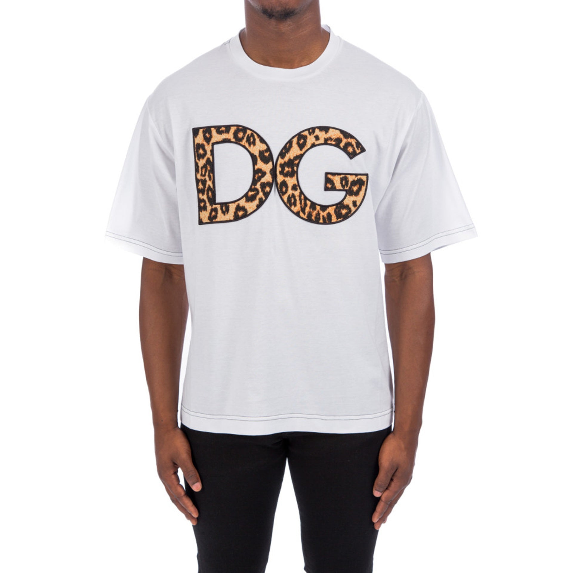 Dolce & Gabbana DG Cotton T-shirt - MEN CLOTHING - DOLCE & GABBANA - Tluxy New