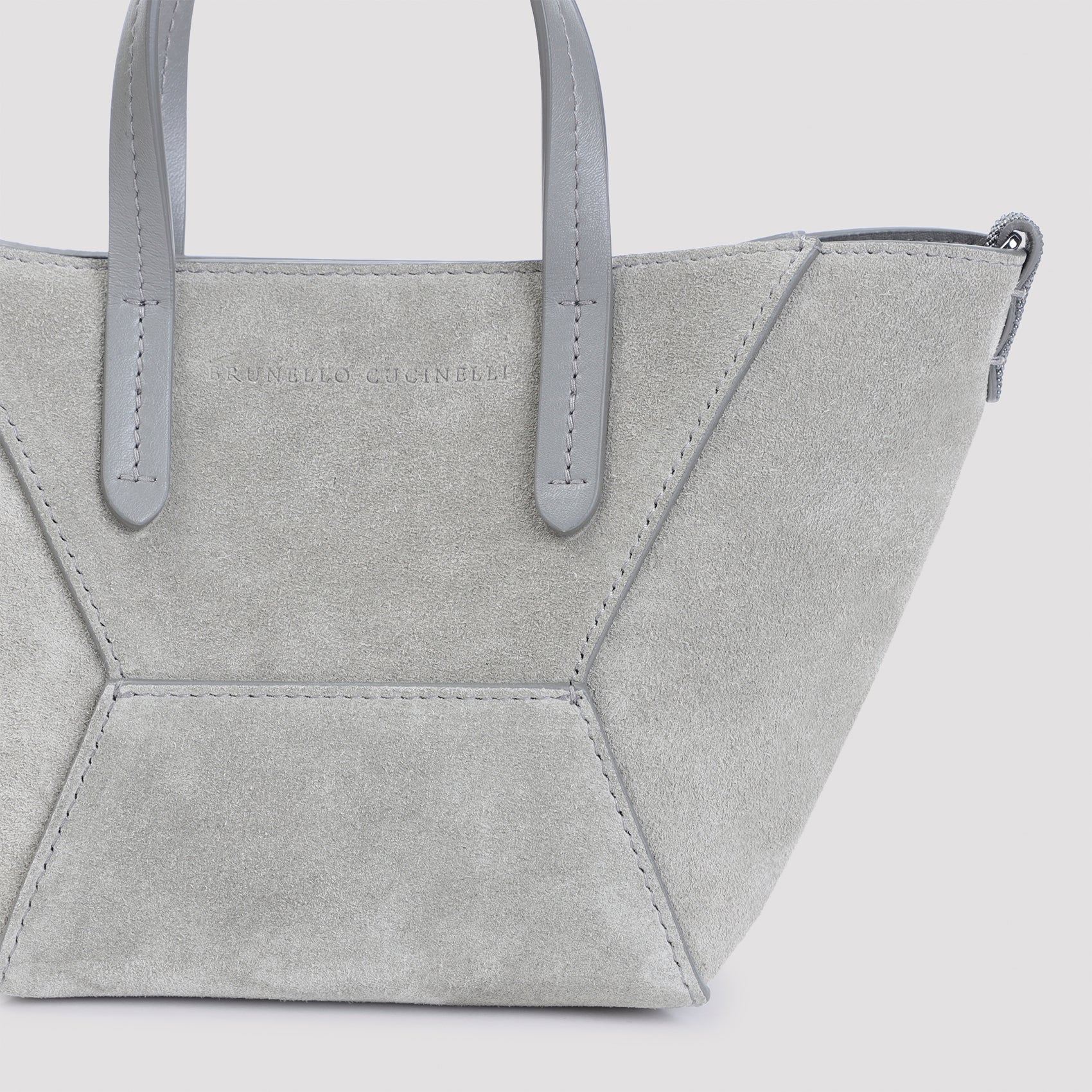 Brunello Cucinelli Suede Duomini Bag - WOMEN BAGS - Brunello Cucinelli - T.Luxy