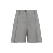Brunello Cucinelli Linen Bermuda - WOMEN CLOTHING - Brunello Cucinelli - T.Luxy