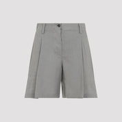 Brunello Cucinelli Linen Bermuda - WOMEN CLOTHING - Brunello Cucinelli - T.Luxy