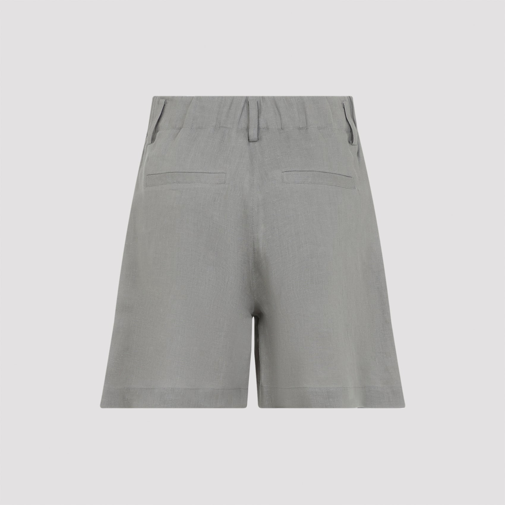 Brunello Cucinelli Linen Bermuda - WOMEN CLOTHING - Brunello Cucinelli - T.Luxy