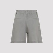 Brunello Cucinelli Linen Bermuda - WOMEN CLOTHING - Brunello Cucinelli - T.Luxy