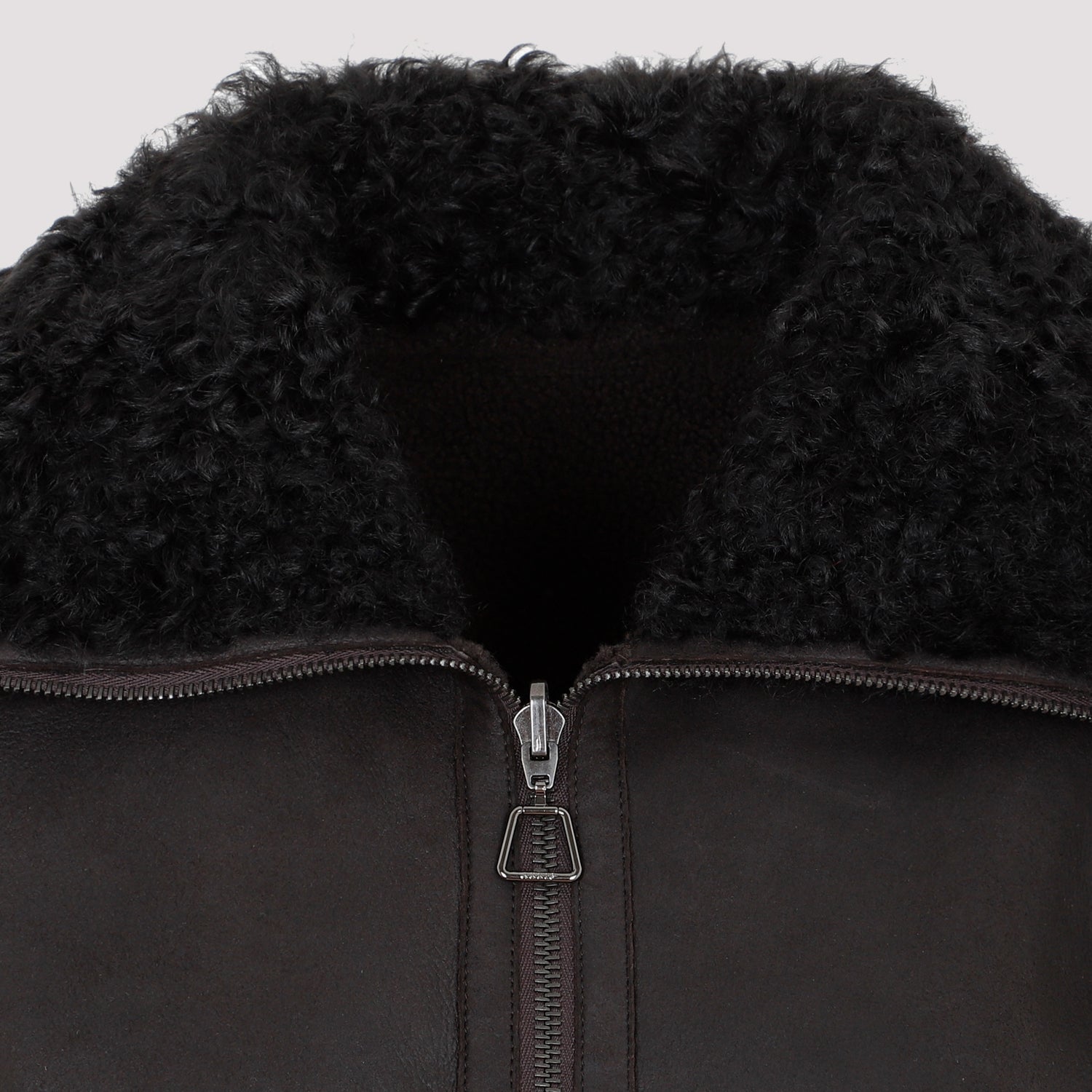 Akris Leather - Brown | 3525810f1f9ada85ad99b1225f468bff98df95d9