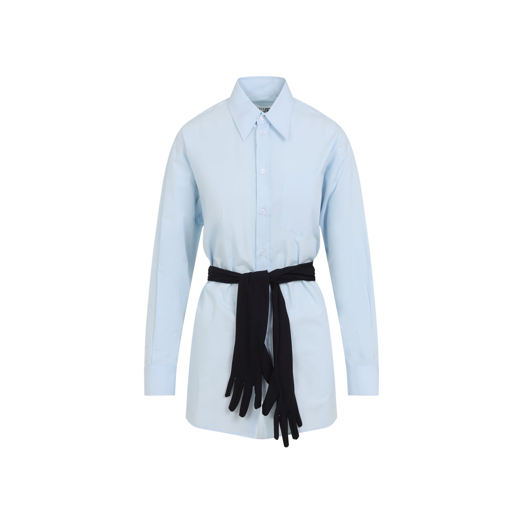 Mm6 Maison Margiela Shirts - Blue | fa4764fb844ac4e6400a18ea0b9fc904af18a5e5