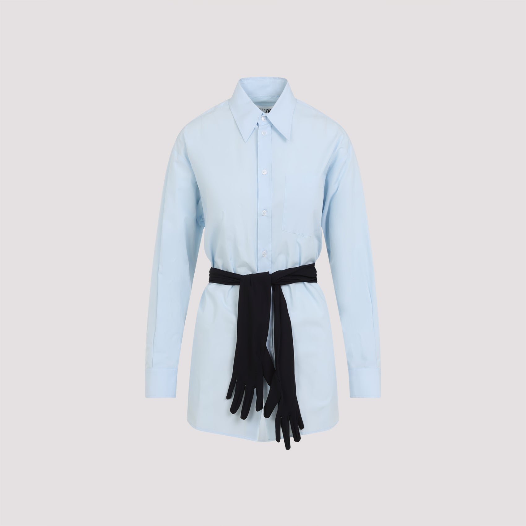 Mm6 Maison Margiela Shirts - Blue | 864428d9107de274b2638b8bbd67afa8f504ba7b