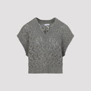 Brunello Cucinelli V neck - Green | c71f6baaf087276c7c3d9ac88eb06469588cb0a1