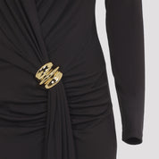 Elisabetta Franchi Long dresses - Brown | 931b585d8b1c8b64162b9883df01f1bbddf08f93