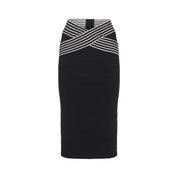 Elisabetta Franchi Midi skirts - Black | 8eacf20e42110fcf89ccaee1fe54df31a4cc3692