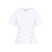 Elisabetta Franchi T-shirts - White | 0adb899094837fa580d286f889f36b337b96b6f7