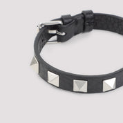 Valentino Garavani Leather Bracelet - MEN ACCESSORIES - Valentino Garavani - T.Luxy