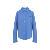Miu Miu Shirts - Blue | 7b27acc3659107b89e4e574eb0a30eb0ee13a029