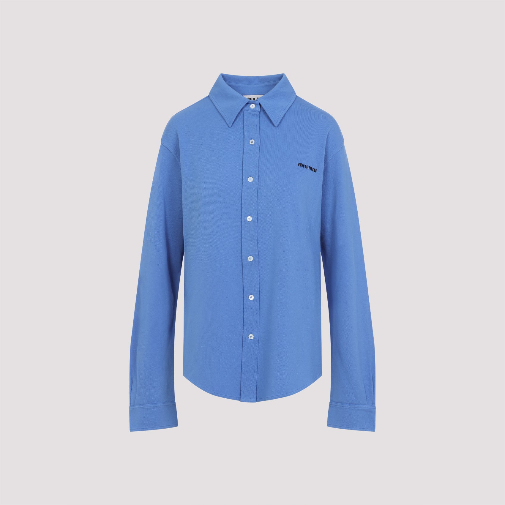 Miu Miu Shirts - Blue | 2d13b7332f22cfe631a9e3bb1fc41d943868c9e5