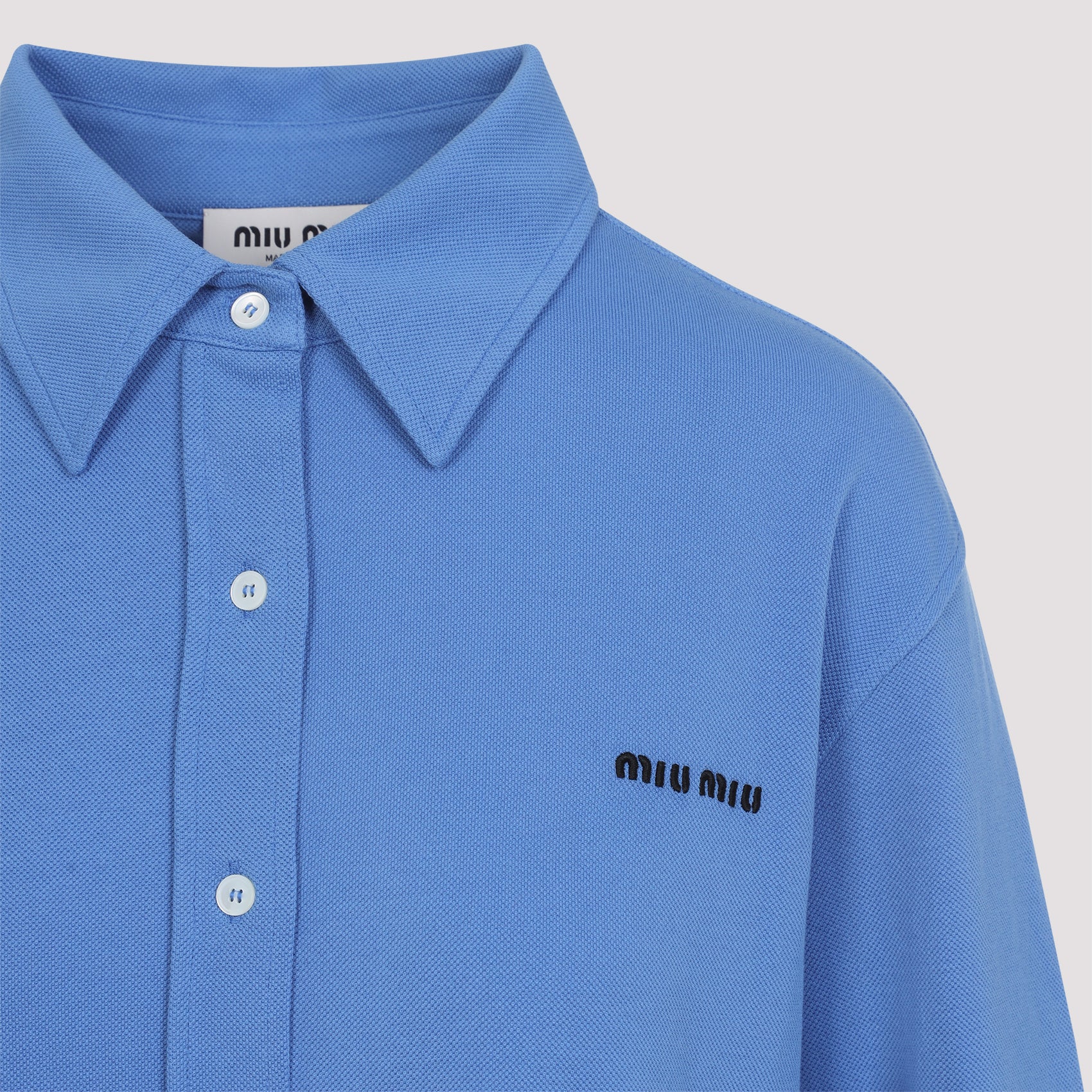 Miu Miu Shirts - Blue | 9760e1481e64151c7582add9d67915be88e8a775