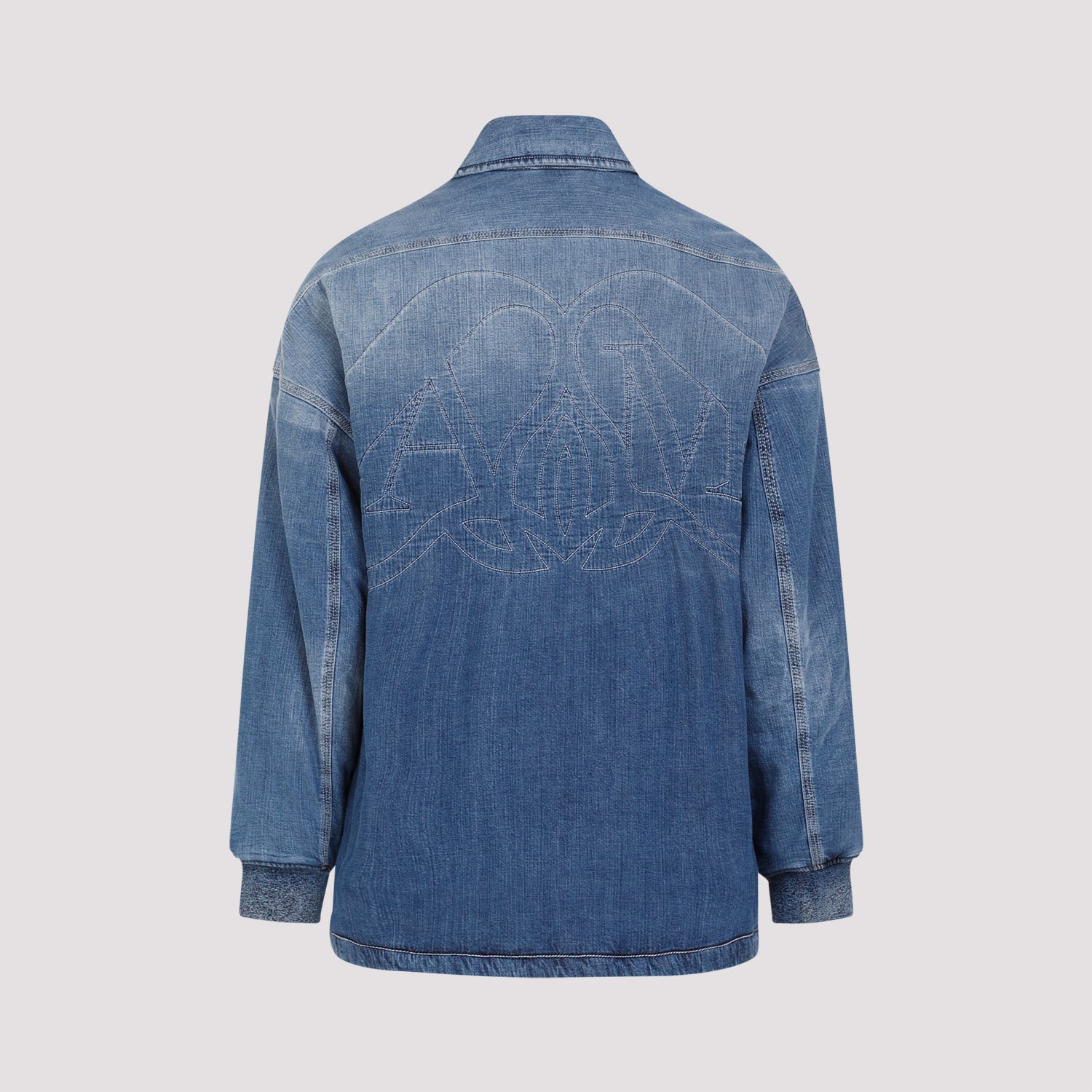 Alexander Mcqueen Quilted Denim Shirt - MEN CLOTHING - Alexander Mcqueen - T.Luxy