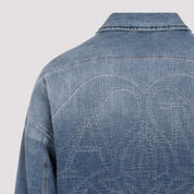Alexander Mcqueen Quilted Denim Shirt - MEN CLOTHING - Alexander Mcqueen - T.Luxy