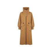 Herno Long Funnel-Neck Trench Coat