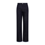 Victoria Beckham Tapered - Blue | ac19bb0a8a046f61490abfd54c3b0c4183427411