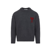 Ami Paris Sweater - Grey | 953785110b20eb80f812df9b95bd4fc3f065964a