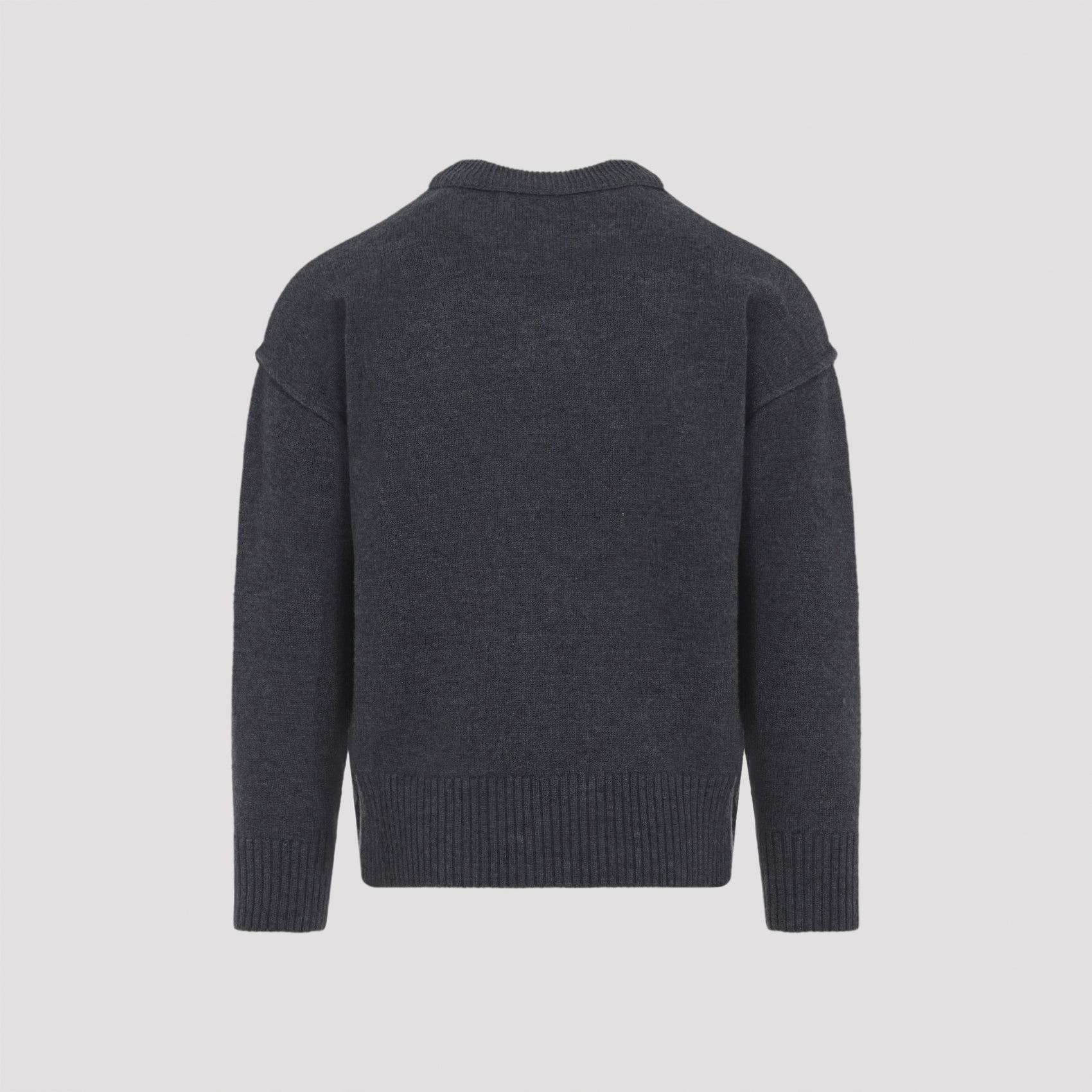 Ami Paris Sweater - Grey | b2ed017d051c548e29fa2a47a0e0382740d0a7da