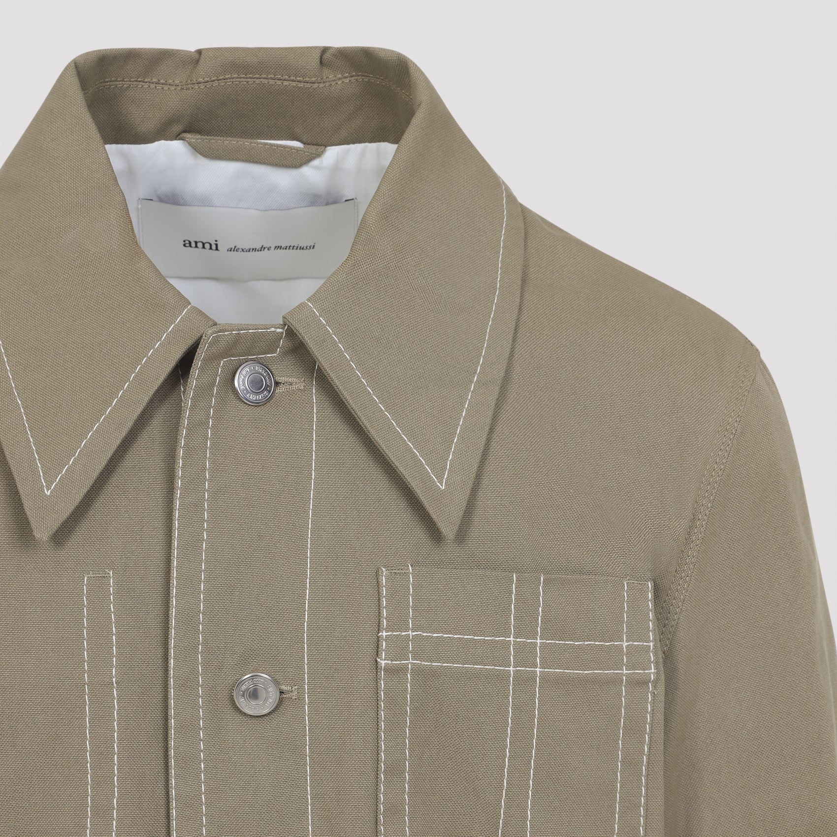 Ami Worker Buttoned Jacket - MEN CLOTHING - Ami Paris - T.Luxy