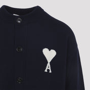 Ami Wool And Cotton Cardigan - MEN CLOTHING - Ami Paris - T.Luxy