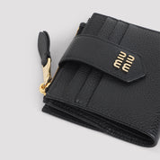 Miu Miu Wallet(generic) - Black | 7c2b81cadc32a156d396ef01384f460cd9768d0e