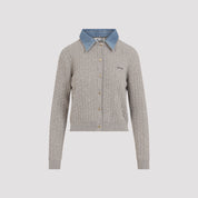 Miu Miu Cardigan - Nude & Neutrals | ebc77038881a17e110cebf5d7472a4c9c83145c1