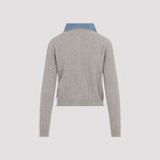 Miu Miu Cardigan - Nude & Neutrals | 2cf0f6c06b1ec3c2932186925013e655d0af43b9