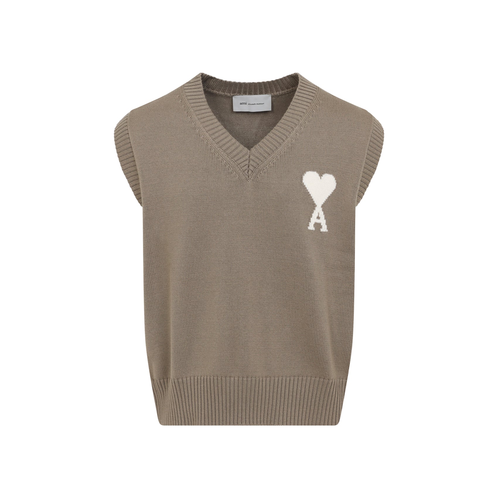 Ami Paris Pullover - Brown | 7682a54fba39e591018d1ac38bbc269d1e9f2655