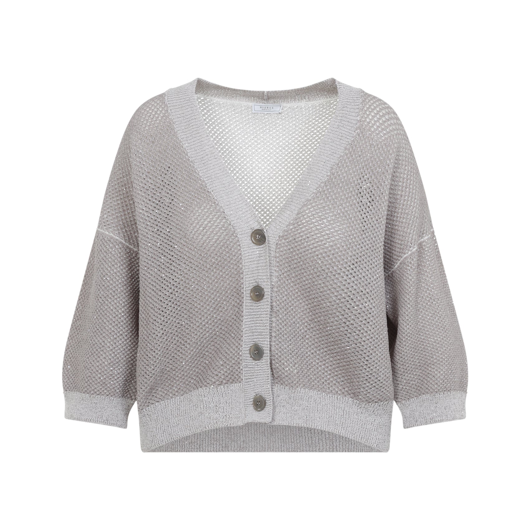 Peserico Cardigan - Nude & Neutrals | d8eaaad1b8c9703f2442ed04dc5a9023a31e5977