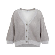 Peserico Cardigan - Nude & Neutrals | d8eaaad1b8c9703f2442ed04dc5a9023a31e5977