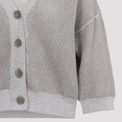 Peserico Cardigan - Nude & Neutrals | 063c8b57a3aaeac2da1cd8e5a2cae2a864bdca23