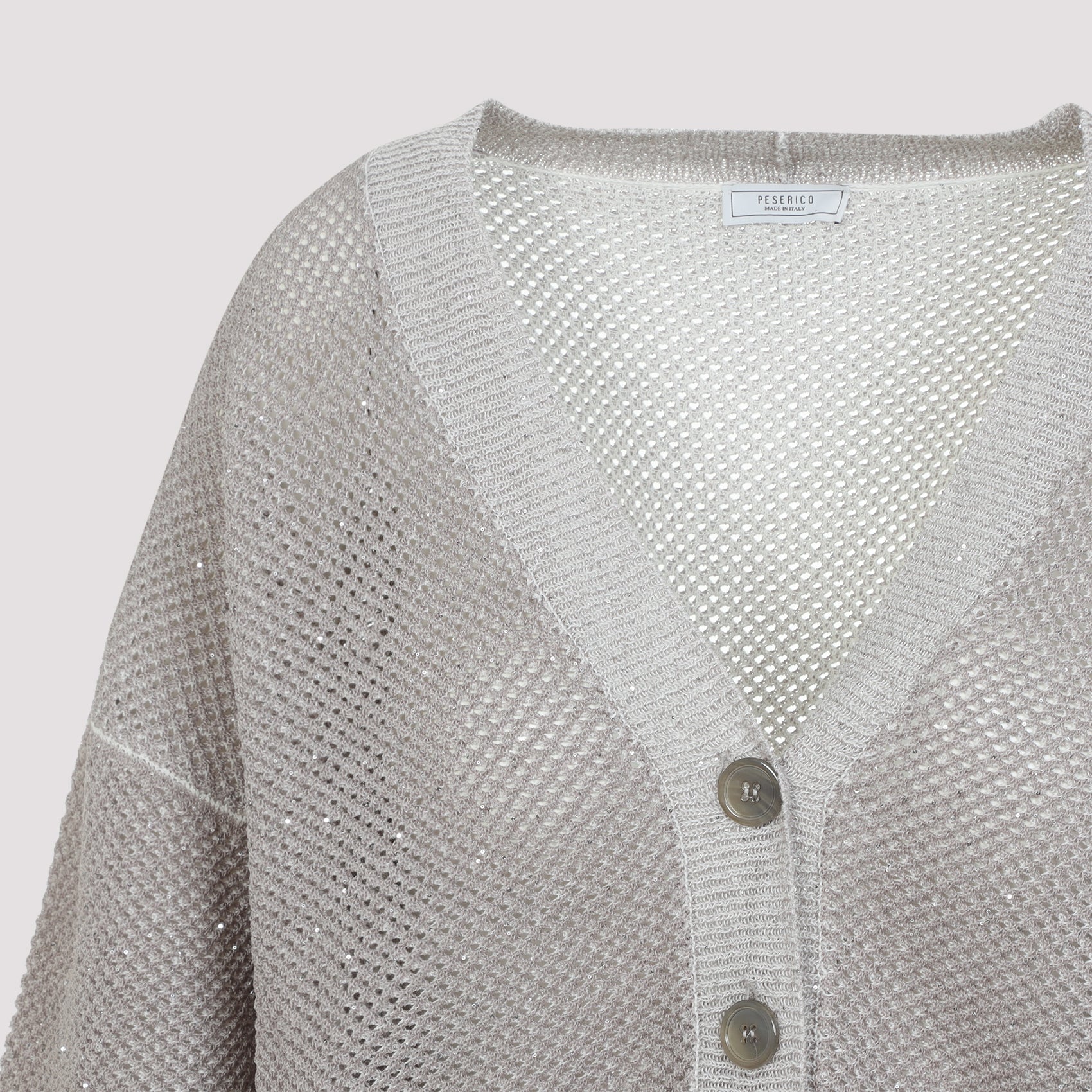 Peserico Cardigan - Nude & Neutrals | e80d95a14f0e919f6537b09595fa27349489d16c