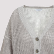 Peserico Cardigan - Nude & Neutrals | e80d95a14f0e919f6537b09595fa27349489d16c